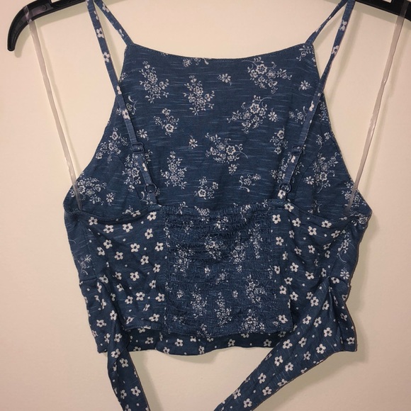 American Rag, Size: S, Blue Cropped Tank Top - Picture 4 of 5